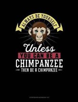 Always Be Yourself Unless You Can Be a Chimpanzee Then Be a Chimpanzee