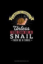 Always Be Yourself Unless You Can Be A Snail Then Be A Snail