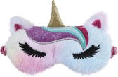 Unicorn - Slaapmasker Kinderen – Eenhoorn – Pink Pluche & Glitter – Soft Wear