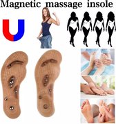 Acupressuur Magnetische Inlegzolen  Maat 35-45- therapeutisch-anti vermoeidheid- Massagezolen -Pijnverlichting