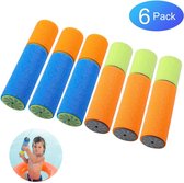 Waterpistool | Waterspuitpistolen | Schuim | Kinderen | 6 Stuks | Zomer | Waterspeelgoed
