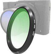 JSR Gradient Colour Lens Filter voor Panasonic LUMIX LX10 (Gradient Green)