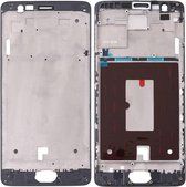 Let op type!! Front Housing LCD Frame Bezel Plate for OnePlus 3 / 3T / A3003 / A3000 / A3100(Black)