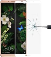 Voor Huawei Mate 10 Pro 9H oppervlaktehardheid 2.5D gebogen rand HD explosieveilige gehard glas screenprotector (wit)