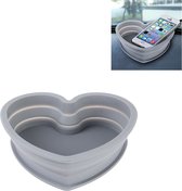 Hartvormige stijl schaalbare siliconen opbergdoos voor voertuig en huis (grijs)
