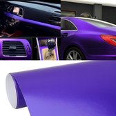 1.52 m * 0.5 m Auto Decal Film Auto Gemodificeerde Voertuig Sticker Vinyl Luchtbel Sticker Elektro-optische Film Beschermfolie (paars)