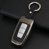 C-stijl Autogesp Sleutel Shell Zinklegering Autosleutel Shell Case Sleutelhanger voor Hyundai, willekeurige kleur levering