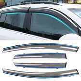 4 STUKS Window Sunny Rain Visors Luifels Sunny Rain Guard voor Ford Fiesta 2010-2018 versie Sedan