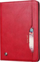 Kneed Skin Texture Horizontaal Flip Leren Case voor Galaxy Tab A 10.1 2019 T515 / T510, met Fotolijst & Houder & Kaartsleuven & Portemonnee (Rood)