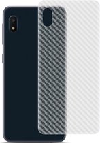 Voor Galaxy A10e IMAK Carbon Fiber Pattern PVC Back Protective Film
