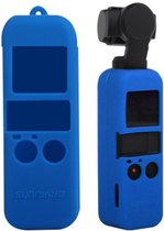 Antislip stofdichte hoes Siliconen hoes voor DJI OSMO Pocket (blauw)