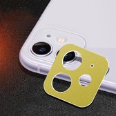 Achteruitrijcamera Lensbescherming Ring Cover voor iPhone 11 (Geel)