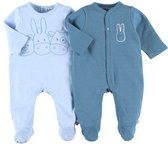 noukie's , pyjama set , blauw , bio katoen , 18 maand  86