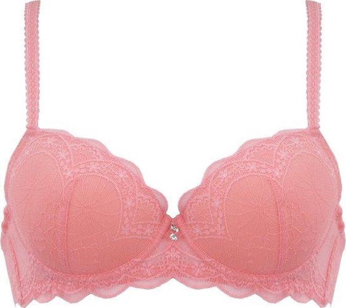 Naturana padded lace beugel BH maat 90C apricot