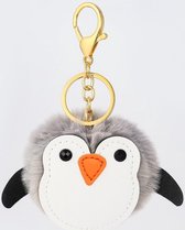 Pinguïn sleutelhanger | grijs