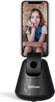 SriHome SH006 360 graden rotatie panoramische kop Bluetooth Auto Face Tracking Object Tracking Holder met telefoonklem voor smartphones, GoPro, DSLR-camera's (zwart)