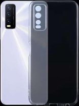 Voor Vivo Y20 0,75 mm ultradunne transparante TPU zachte beschermhoes