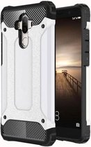 Voor Huawei Mate 9 Rugged Armor TPU + pc combinatiebehuizing (wit)