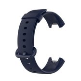 Voor Geschikt voor Xiaomi Mi Watch Lite / Redmi Watch siliconen vervangende horlogeband, maat: één maat (marineblauw)
