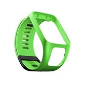 Voor Tomtom 2/3 universele siliconen vervangende horlogeband (groen)