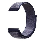 Voor Samsung Galaxy Watch 46 mm eenvoudige nylon gevlochten riem (middernachtblauw)