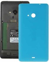 Frosted Surface Plastic Back Housing Cover voor Microsoft Lumia 535 (blauw)