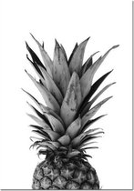 Moderne minimalistische ananas brief frameloze decoratieve schilderkunst woonkamer kern, afmeting: 30x40cm (ananas)
