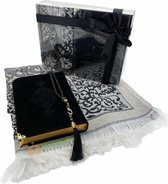 Fluwelen Koran Cadeau Set Zwart