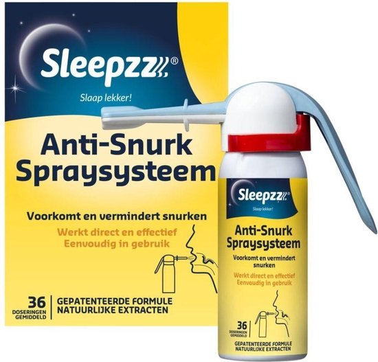 Sleepzz Anti-Snurk Spray - Voorkomt en vermindert snurken - 45 ml