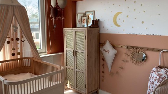 Toddie houten wandlamp kinderkamer en babykamer, regenboog | Nachtlamp hout  regenboog | bol.com