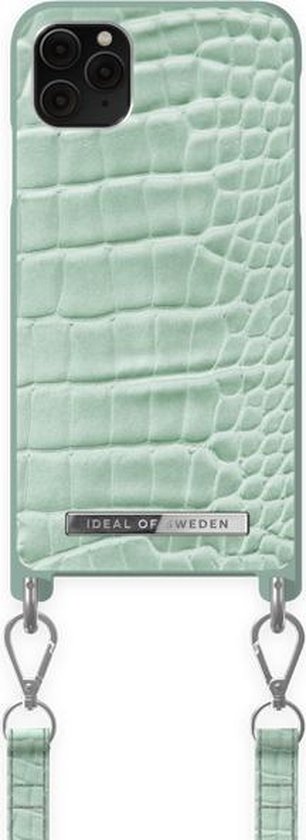 iDeal of Sweden Phone Collier Coque pour iPhone 11 Pro Max/ XS Max Mint Croco
