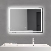 DimuluX Canes LED Badkamerspiegel - Spiegel met Verlichting en Verwarming - 100 x 60