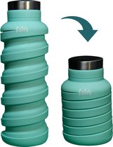 EasyFold® - Foldy - Opvouwbare Drinkfles - 600 ML - Sea Blauw - Sportfles - Drinkbeker - Duurzaam - Reizen - Waterfles - Milieuvriendelijk - Cadeau