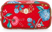 Pip Studio Cosmetic bag square small 'Good Morning' red