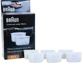 Braun Waterfilter filter - 6 stuks - charcoal water filters koffiezetapparaat koffiezetter origineel - 47 x 21 x 30 mm - klein model!!!