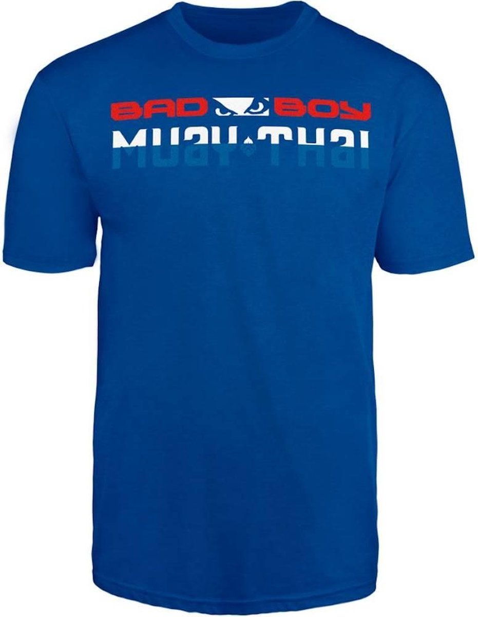 Bad Boy MUAY THAI DISCIPLINE T-shirt Blauw MUAY THAI Kleding - S