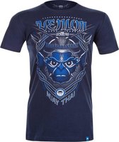 Venum Hanuman T-shirt Blue Kickboxing Kleding maat XL