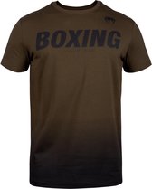 Venum Bokskleding BOXING VT T-shirts Khaki Zwart maat XXL