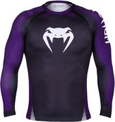 Venum Rash Guard NOGI IBJJF Approved L/S Zwart Paars maat XXL