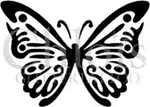 Chloïs Glittertattoo Sjabloon 5 Stuks - Butterfly Linda - CH2009 - 5 stuks gelijke zelfklevende sjablonen in verpakking - Geschikt voor 5 Tattoos - Nep Tattoo - Geschikt voor Glitt