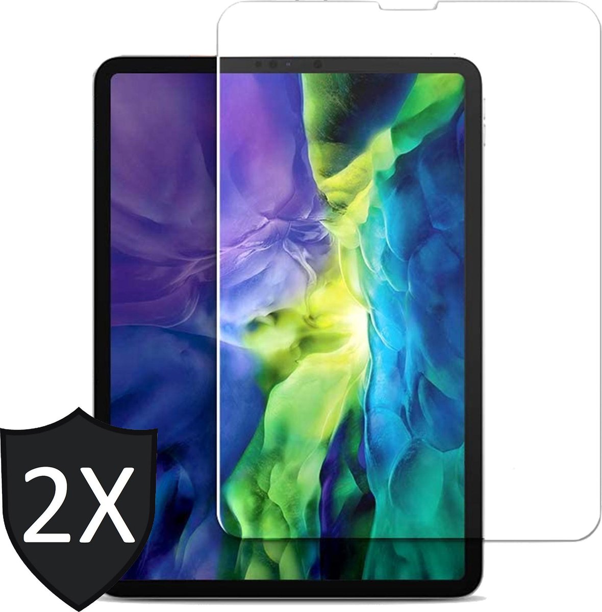 Screenprotector geschikt voor iPad Pro 2021 11 inch - Screen Protector Glas - 2 Stuks