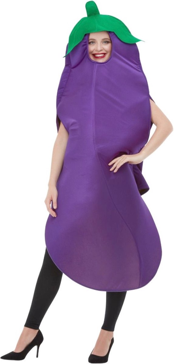 Aubergine kostuum