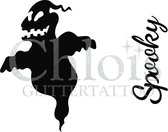 Chloïs Glittertattoo Sjabloon 5 Stuks - Spooky - Duo Stencil - CH8408 - 5 stuks gelijke zelfklevende sjablonen in verpakking - Geschikt voor 10 Tattoos - Nep Tattoo - Geschikt voor