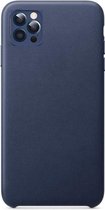 ECO Leather case cover for iPhone 12 Pro / iPhone 12 - Navy Blauw