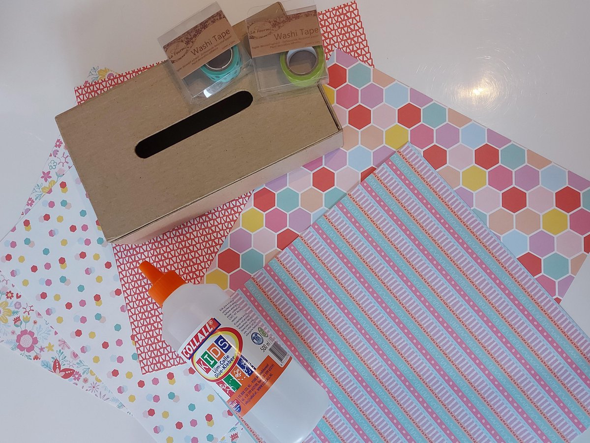 Speelgoed - knutselbox DIY tissuedoosje - knutselkoffer - knutselen voor  kinderen -... | bol.com