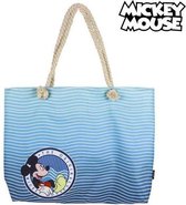Strandtas Mickey Mouse 72926 Marineblauw Katoen