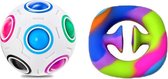 Fidgy - Magic Ball - Snapperz - Fidget Toys Pakket - Pastel Kleuren