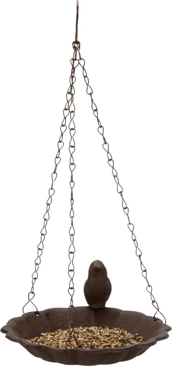 Trixie vogelbad hangend gietijzer bruin 16x16 cm 250 ml - Trixie