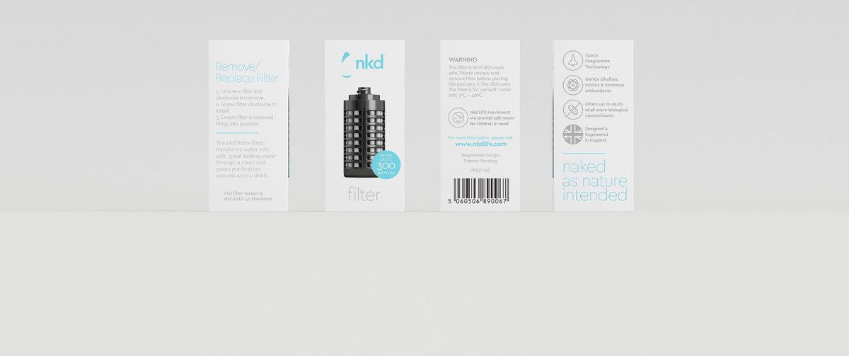 Drinkwater filter die filtert 999% virussen bacteriën en andere water ziekteverwekkers - replacement
