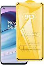 Voor OnePlus Nord CE 5G 9D Volledige lijm Gehard glasfilm op volledig scherm: